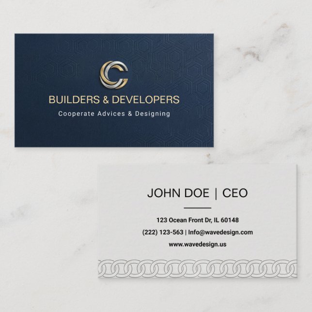 Corporate Business Card Visitkort (Fram/baksida)