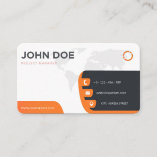 Corporate business card visitkort