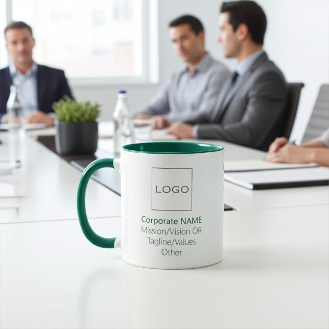Corporate Business Company Logotyp Anpassningsbar  Mugg (Skapare uppladdad)