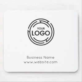 Corporate Business Namn med Logotyp White Mouse Pa Musmatta