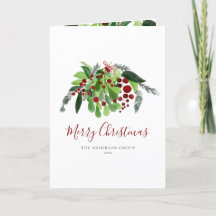 Corporate Business Red Berries Greenery jul