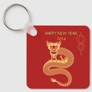 Corporate China Gott nytt år of Dragon Golden Nyckelring