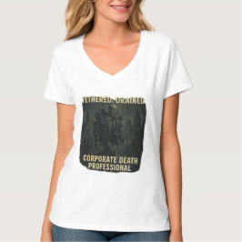 Corporate Death Professional Zombie Office Life T Shirt