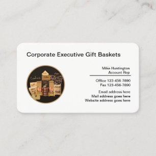 Corporate Executive Gift Basket Visitkort