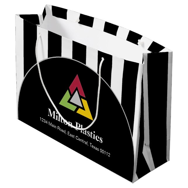 Corporate Gift Bag with Company Logo (Baksidan Vinklad)