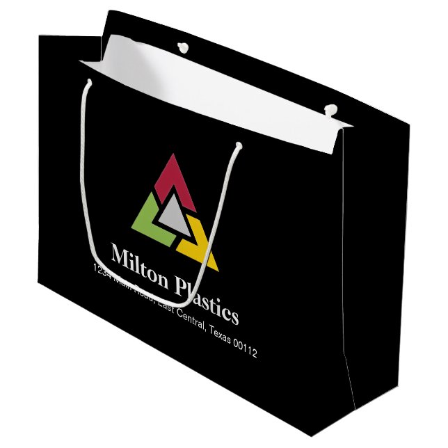Corporate Gift Bag with Company Logo (Framsidan Vinklad)