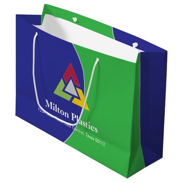 Corporate Gift Bag with Company Logo (Framsidan Vinklad)