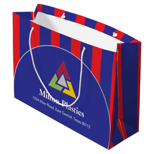 Corporate Gift Bag with Company Logo (Baksidan Vinklad)