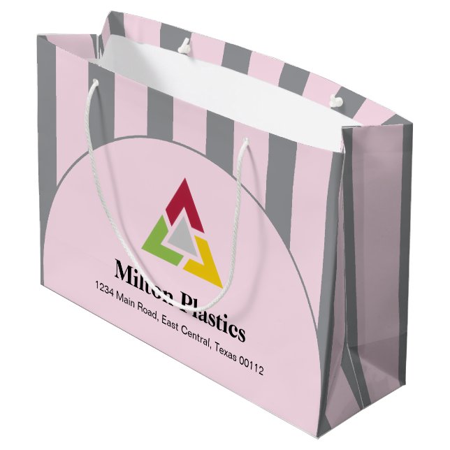 Corporate Gift Bag with Company Logo (Baksidan Vinklad)
