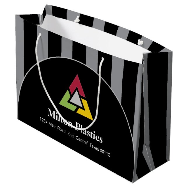 Corporate Gift Bag with Company Logo (Baksidan Vinklad)