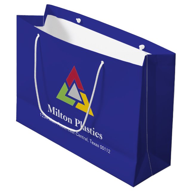 Corporate Gift Bag with Company Logo (Framsidan Vinklad)