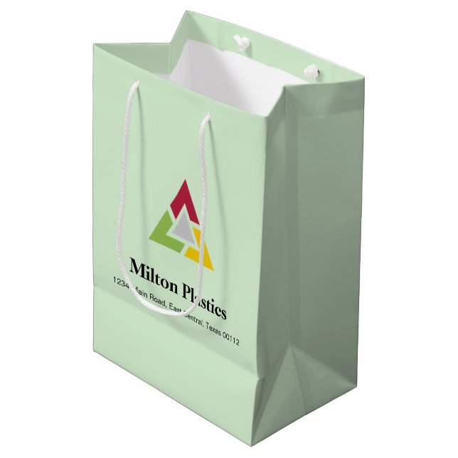 Corporate Gift Bag with Company Logo (Framsidan Vinklad)