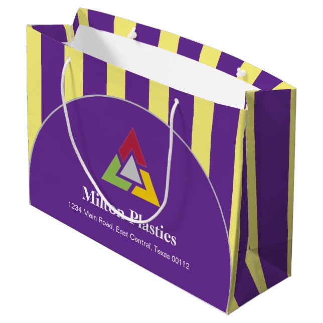 Corporate Gift Bag with Company Logo (Baksidan Vinklad)