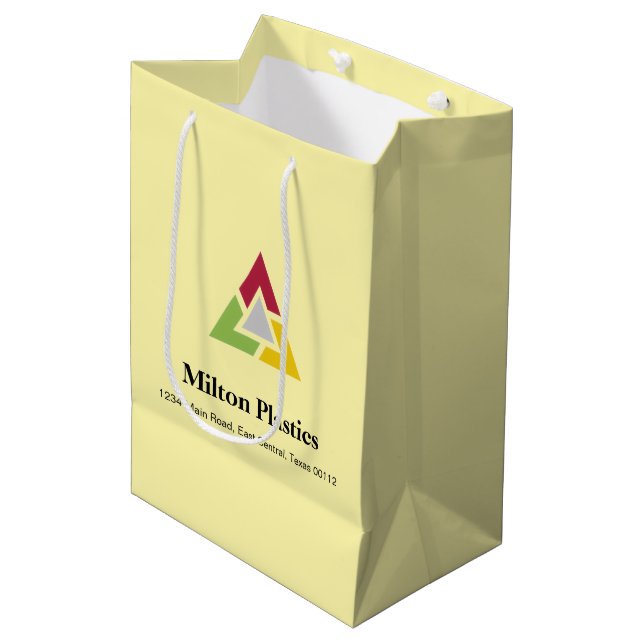Corporate Gift Bag with Company Logo (Framsidan Vinklad)