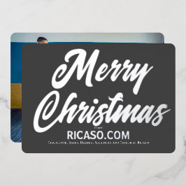 Corporate God jul Typography Photo