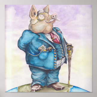 Corporate Gris Poster