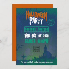 Corporate Halloween Costume Party-inbjudan Inbjudningar