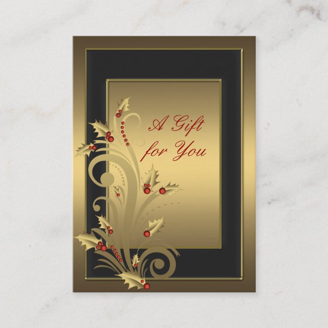 Corporate Helgdag Gift-certifikat Rabattkort (Framsida)