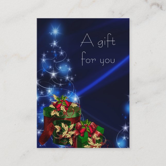 Corporate Helgdag Gift-certifikat Rabattkort (Framsida)