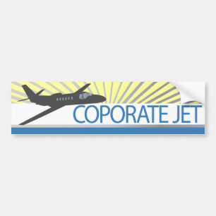 Corporate Jet Aircraft Bildekal