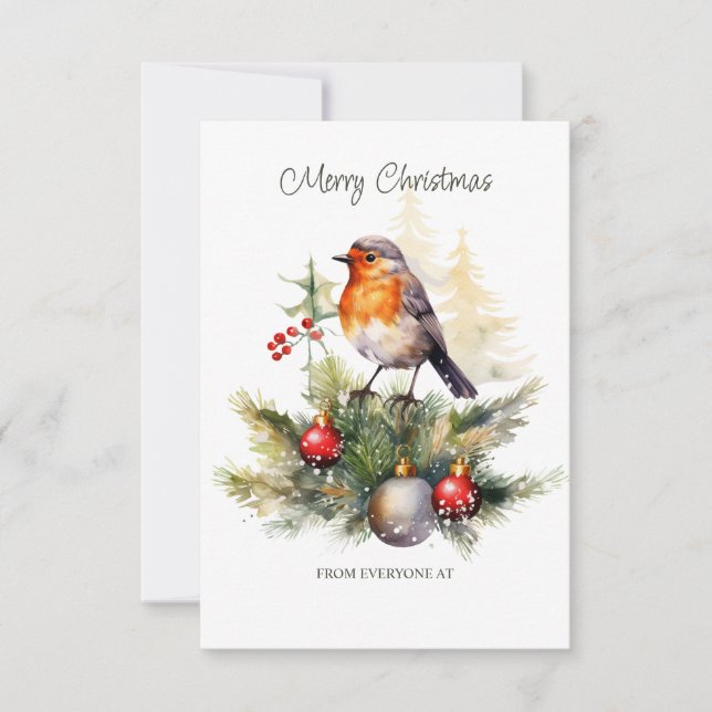 Corporate jul Red Robin Kort (Framsida)