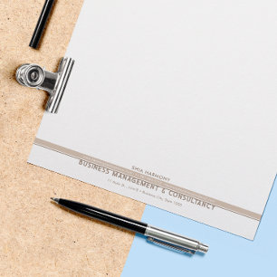 Corporate, Professionell Brown Letterhead Brevhuvud