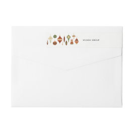 CORPORATE RED GRÖNT CHRISTMAS ORNAMENT STAR DECOR ETIKETTBAND