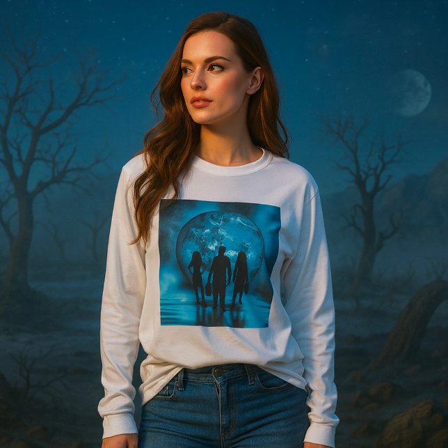 Corporate Team Silhouette Futuristic Business T Shirt (Skapare uppladdad)