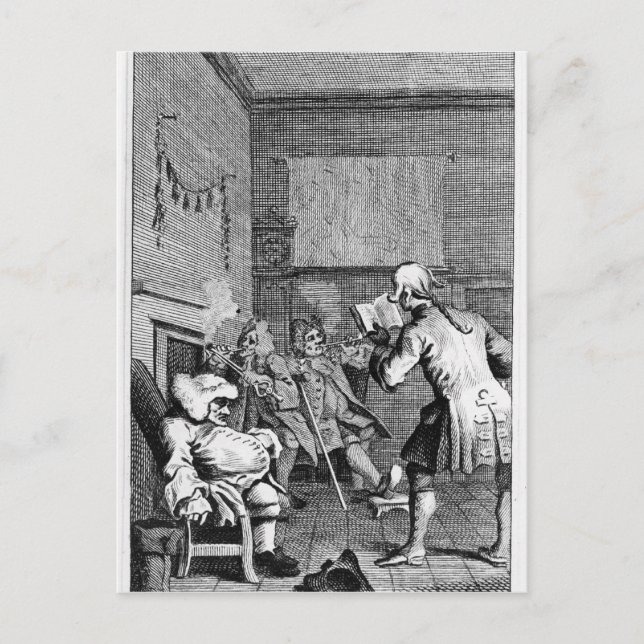 Corporate Trim läser en sermon Vykort (Framsida)