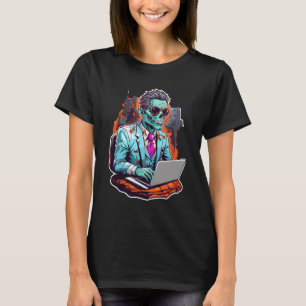 Corporate Zombie Halloween T Shirt