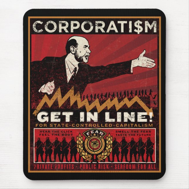 Corporatism Mousepad Musmatta (Framsidan)