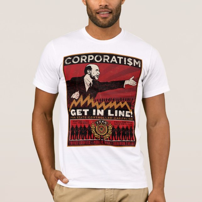 Corporatismskjorta Tee (Framsida)