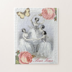 corps de ballet, ballerina, pussel
