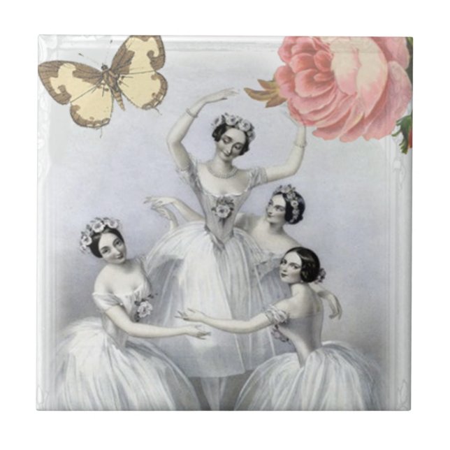 Corps de ballet kakelplatta (Framsidan)