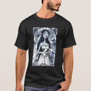 Corpse Bride Emily Death Bride Stached Glass Ram T Shirt