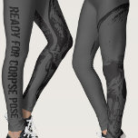Corpse Pose | Lagar | GRÅTT Leggings<br><div class="desc">Redo för lik? Ja,  för helvete. Var din tränare i yoga-klassen.</div>