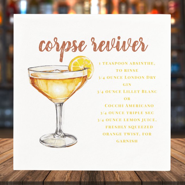 Corpse Reviver Cocktail Recept  Pappersservett (Skapare uppladdad)
