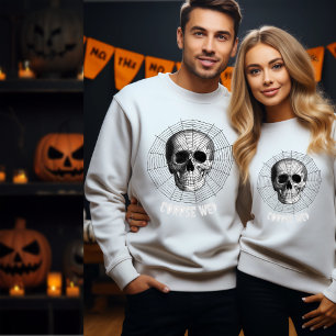 Corpse Webben Halloween Spooky Horror Lång Ärmad Tröja