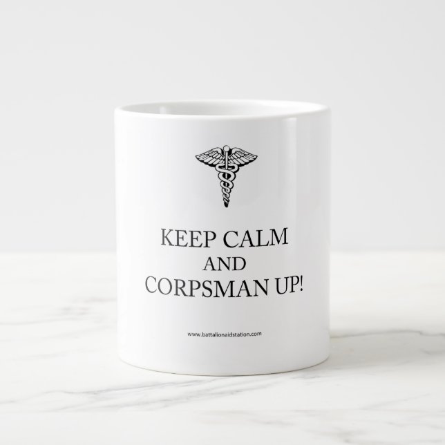Corpsman Upp-kaffe Mugg Jumbo Mugg (Framsidan)