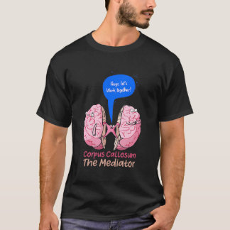 Corpus Callosum Mediatorn för de två loberna t T Shirt