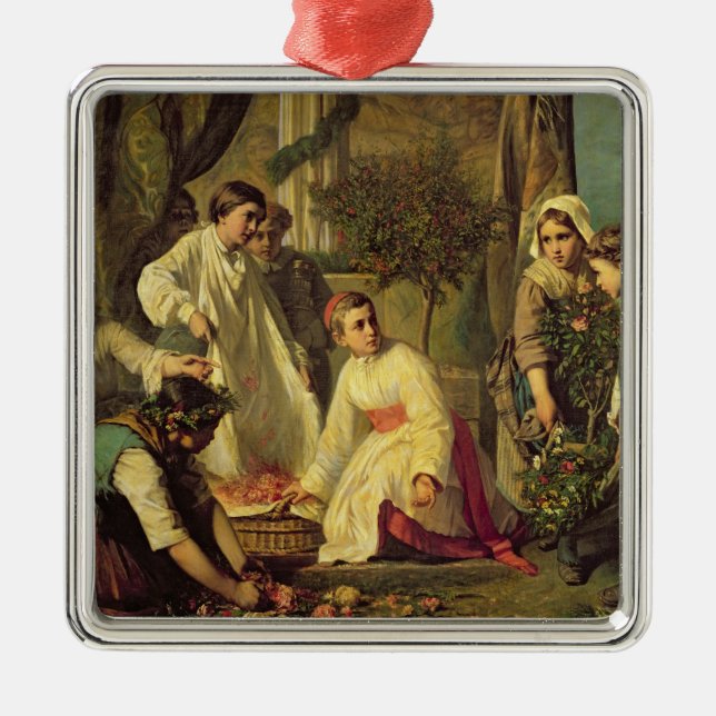 Corpus Christi 1855 Julgransprydnad Metall (Framsidan)