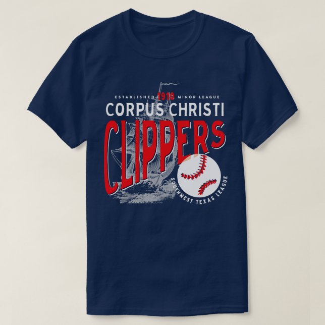 Corpus Christi Clippers T Shirt (Design framsida)