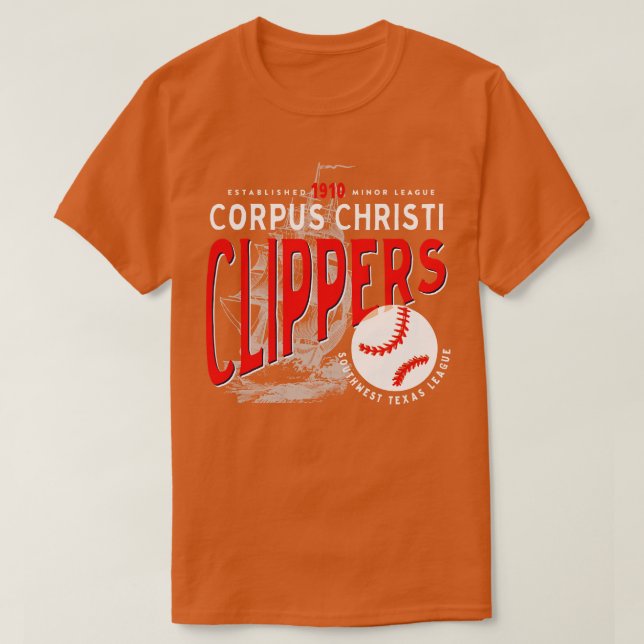 Corpus Christi Clippers T Shirt (Design framsida)