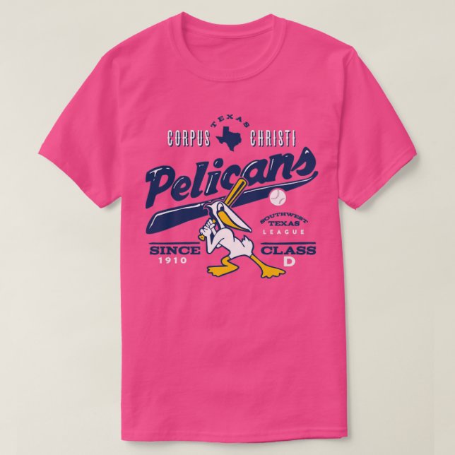 Corpus Christi Pelicans T Shirt (Design framsida)