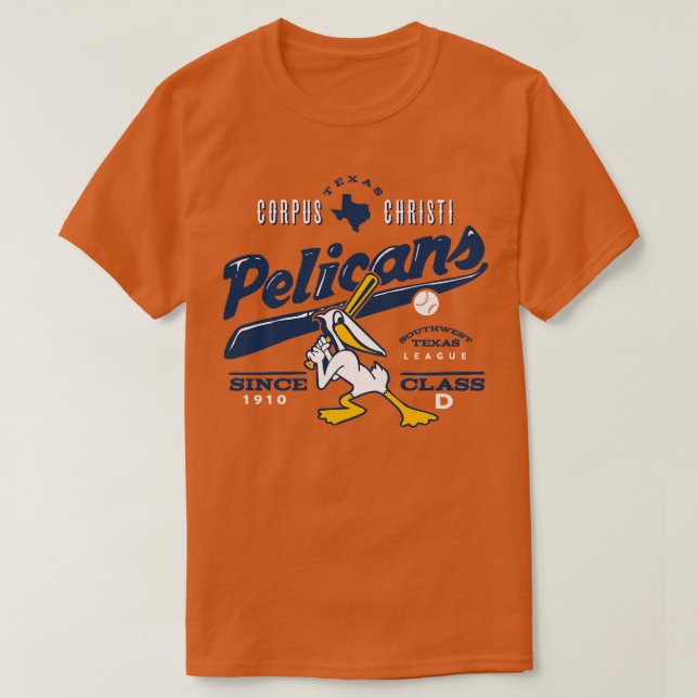 Corpus Christi Pelicans T Shirt (Design framsida)