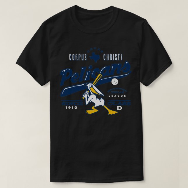 Corpus Christi Pelicans T Shirt (Design framsida)
