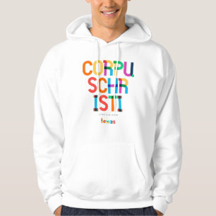 Corpus Christi Texas Mid Century, Pop Art Hoodie