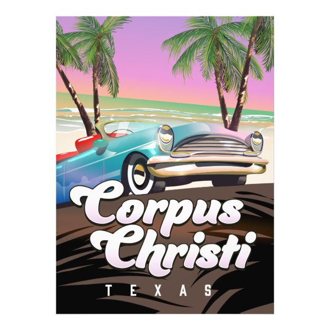 Corpus Christi Texas semester poster (Framsidan)
