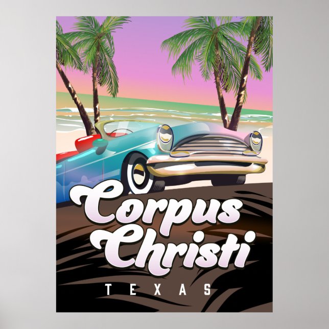 Corpus Christi Texas semester poster (Framsidan)