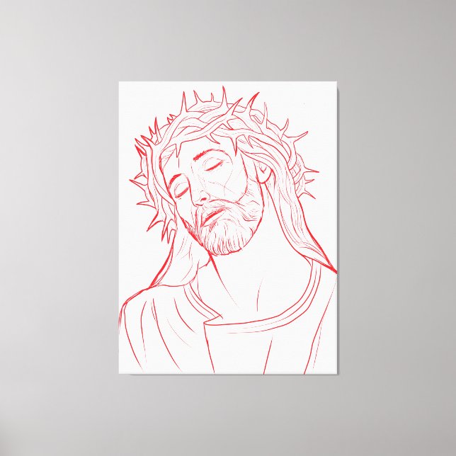 Corpus Delikti, Jesus Gesicht Canvastryck (Framsida)